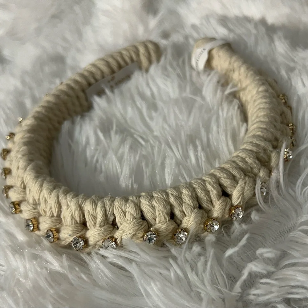 Violet & Brooks Crystal Rope Headband